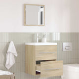 Bathroom Furniture Set with Drawer Brown 41 x 38.5 x 48 cm 875688