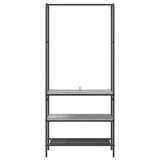 Clothes Rack Grey sonoma 77 x 30 x 171 cm Engineered Wood 868466