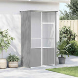 Bird Cage Grey 115x78x200 cm Galvanised Steel 172343