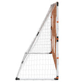 Kids' Football Goal with Targeting Mat and Ball 182x62x118 cm 4008439