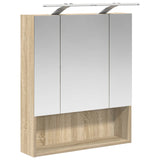 Bathroom Mirror Cabinet with Shelf Sonoma Oak 60 x 14.5 x 70 cm 889193