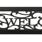 Garden Bench 125 cm Steel Black 317133