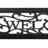 Garden Bench 125 cm Steel Black 317133