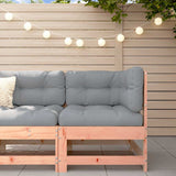 Corner Sofa with Cushions Solid Wood Douglas 825546