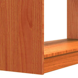 Book Cabinet Wax Brown 80 x 30 x 167.5 cm Solid Pine Wood 869871
