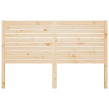 Bed Headboard 126x4x100 cm Solid Wood Pine 819010