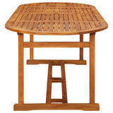 Dining Set Brown Solid Acacia wood N/A Foldable 3086977