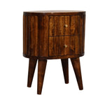 Stripe Chestnut Bedside IN3554