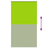 Roller Blind Blackout Leaves Green 140x210 cm Fabric Width 136.6 cm Polyester 4011318