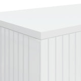 Console Table High Gloss White 101 x 29 x 74 cm Engineered Wood 899881