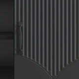 TV Cabinet Black 102 x 34.5 x 47 cm Engineered Wood 895386