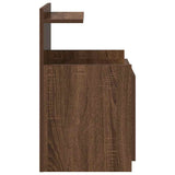 Bedside Cabinets 2 pcs with 2 Drawers Brown Oak 40x36.5x62 cm 858645