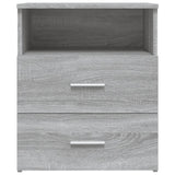Bed Cabinets 2 pcs Grey Sonoma 50x32x60 cm 815861