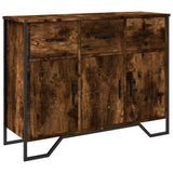 Sideboard Smoked Oak 97x32.5x74.5 cm Engineered Wood 848561