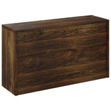 Shoe Bench Smoked Oak 80x24x45 cm Engineered Wood 342644