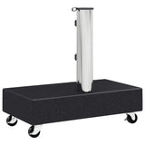 Umbrella Base Black Granite, Stainless Steel Heavy Weight Endurance 313667