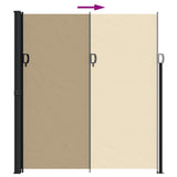 Retractable Side Awning Beige 220x300 cm 4004375