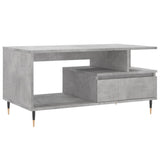 Coffee Table Concrete Grey 90x49x45 cm Engineered Wood 831016