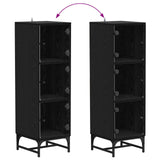 Sideboard Black Oak 35 x 37 x 117 cm 883539