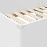 Bunk Bed for Kids White 75 x 190 cm Engineered Wood 3410539
