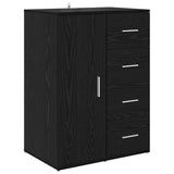 Sideboards with Drawer Corona 2 pcs Black Oak 59 x 39 x 80 cm 3402808