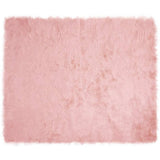 Faux Sheepskin Rug TAFALLA Pink 200 x 280 cm Polyester 42021551
