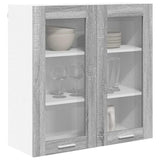 Hanging Cabinet Grey Sonoma 80 x 31 x 80 cm Engineered Wood 884327