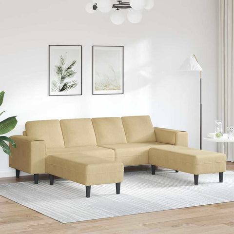 Fabric Sofa with Cushion Grey Green Corduroy fabric 3335135