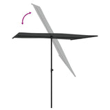 Garden Parasol with Aluminium Pole 2x1.5 m Anthracite 47338