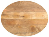 Table Top 60x2.5 cm Round Solid Wood Mango 370062
