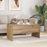 Coffee Table Artisan Oak 102 x 50.5 x 46.5 cm Engineered Wood 880717