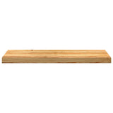 Stair Treads 2 pcs Light Brown 80x25x2 cm Solid Wood Oak 3283785