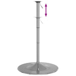 ZNTS Bar Table Base 45x90 cm Chromed Steel 4007196