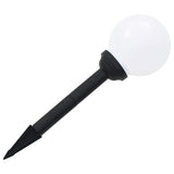 Outdoor Solar Lamps 8 pcs LED Spherical 15 cm RGB 277125