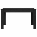 Dining Table Black Oak 140 x 74.5 x 76 cm Engineered Wood 862053