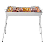 ZNTS Portable Stainless Steel Grill 89541392