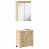 Bathroom Furniture Set TULUM 2 pcs Sonoma Oak 60 x 34 x 63 cm 3398016