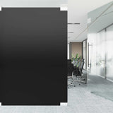 Window Films 5 pcs Static Frosted Black PVC 3208958