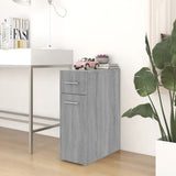 Apothecary Cabinet Grey Sonoma 20x45.5x60 cm Engineered Wood 815865