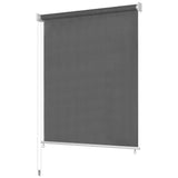Outdoor Roller Blind 125 cm Anthracite 43494