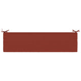 2-Piece Bench Cushions SOEST 2 pcs 100% Polyester Red 949909