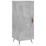 Highboard Concrete Grey 34.5x34x180 cm Engineered Wood 3200429
