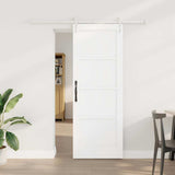 Sliding Door ORKDAL White 73.5 x 198.5 cm Solid Pine Wood 3333691