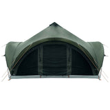 Tipi Tent with Roof Army green 6-Person Polyester and Steel 42028626