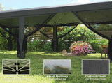 3 x 6m Pop Up Gazebo, Outdoor Canopy Shelter, Marquee Party Wedding Tent with 6 Mesh Walls and Carry T3398P327984
