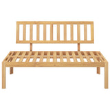 Garden Pallet Middle Sofa Solid Wood Acacia 365850