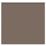 ZNTS Roller Blind Blackout Coffee 165x130 cm Fabric Width 161.6 cm Polyester 4010985