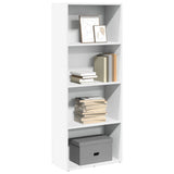 Bookcase White 60x30x152 cm Engineered Wood 857908