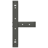 Coffee Table Legs T-Shaped 2 pcs Anthracite 50x25x cm Steel 4013010