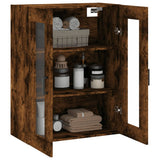 Wall Mounted Cabinet Smoked Oak 69.5x34x90 cm 828481